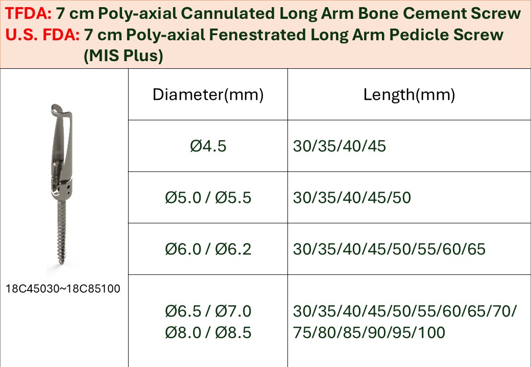 EZ ENDO / EZ MIS Plus Pedicle Screw Spinal System product image