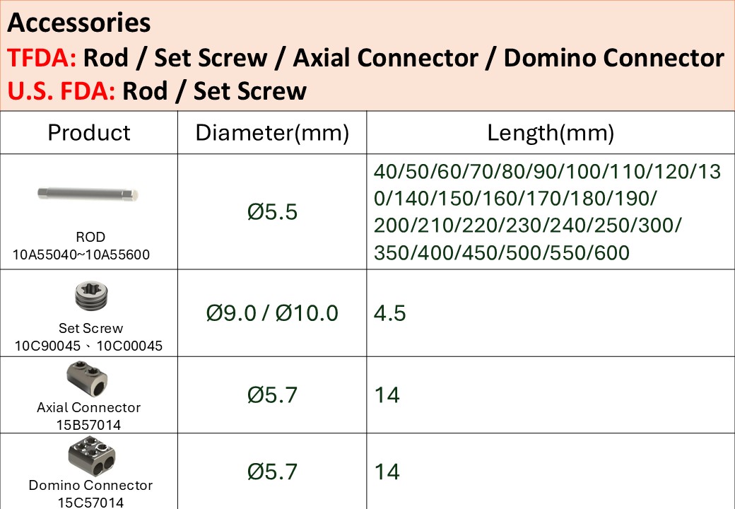 EZ SPINE Pedicle Screw Spinal System product image