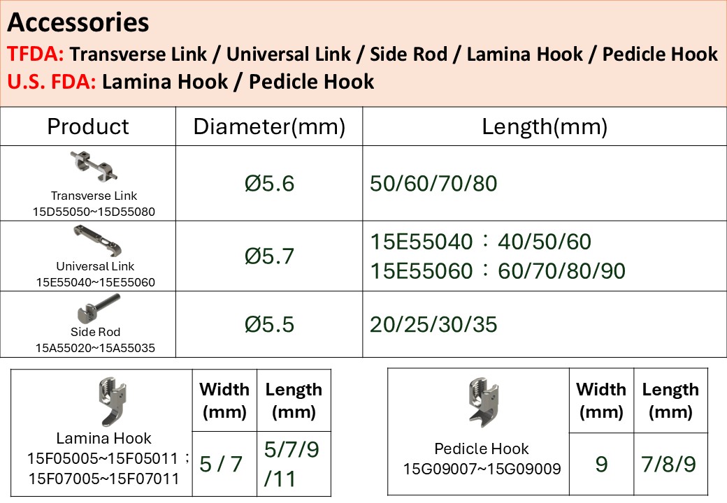 EZ SPINE Pedicle Screw Spinal System product image